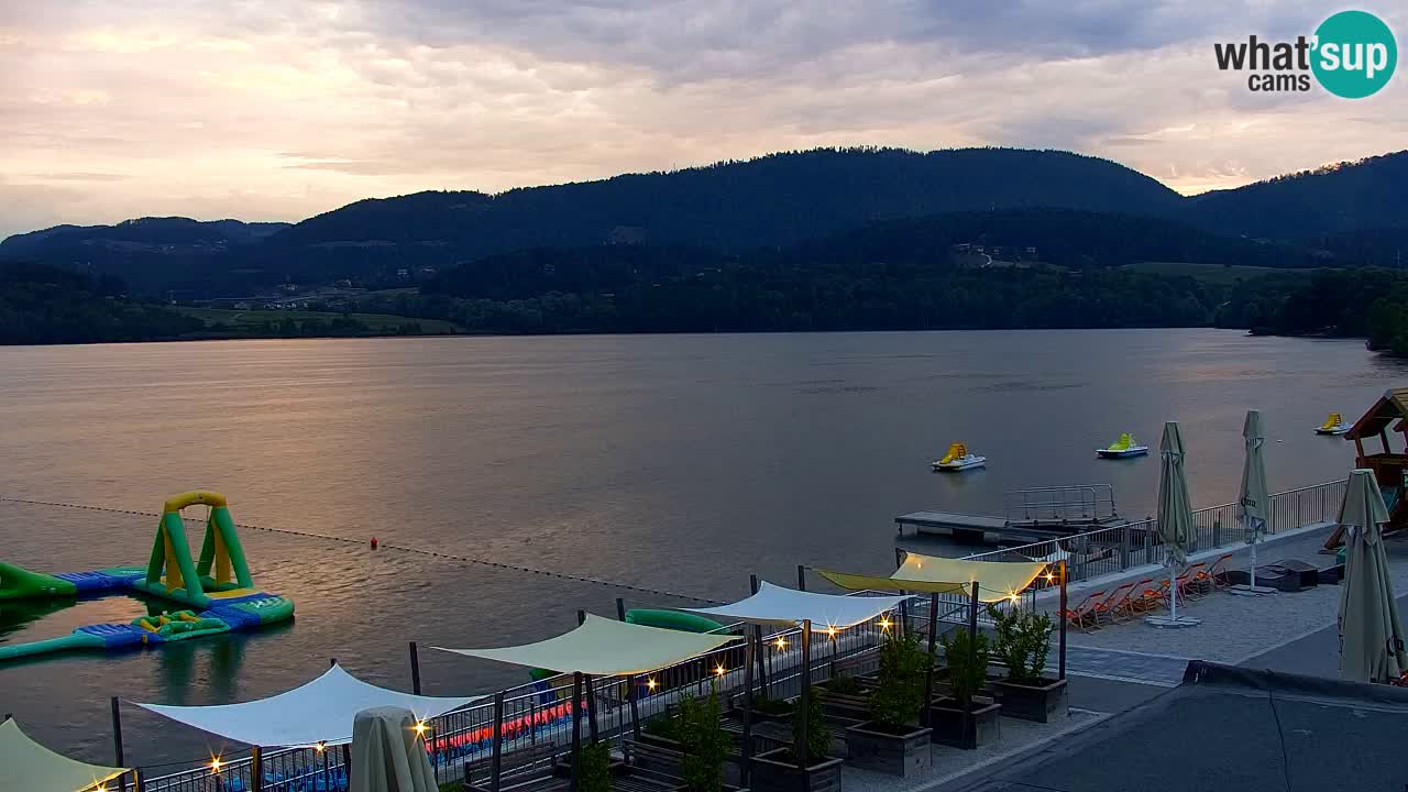 Webcam lac de Velenje – Vue en direct depuis Velenje Beach