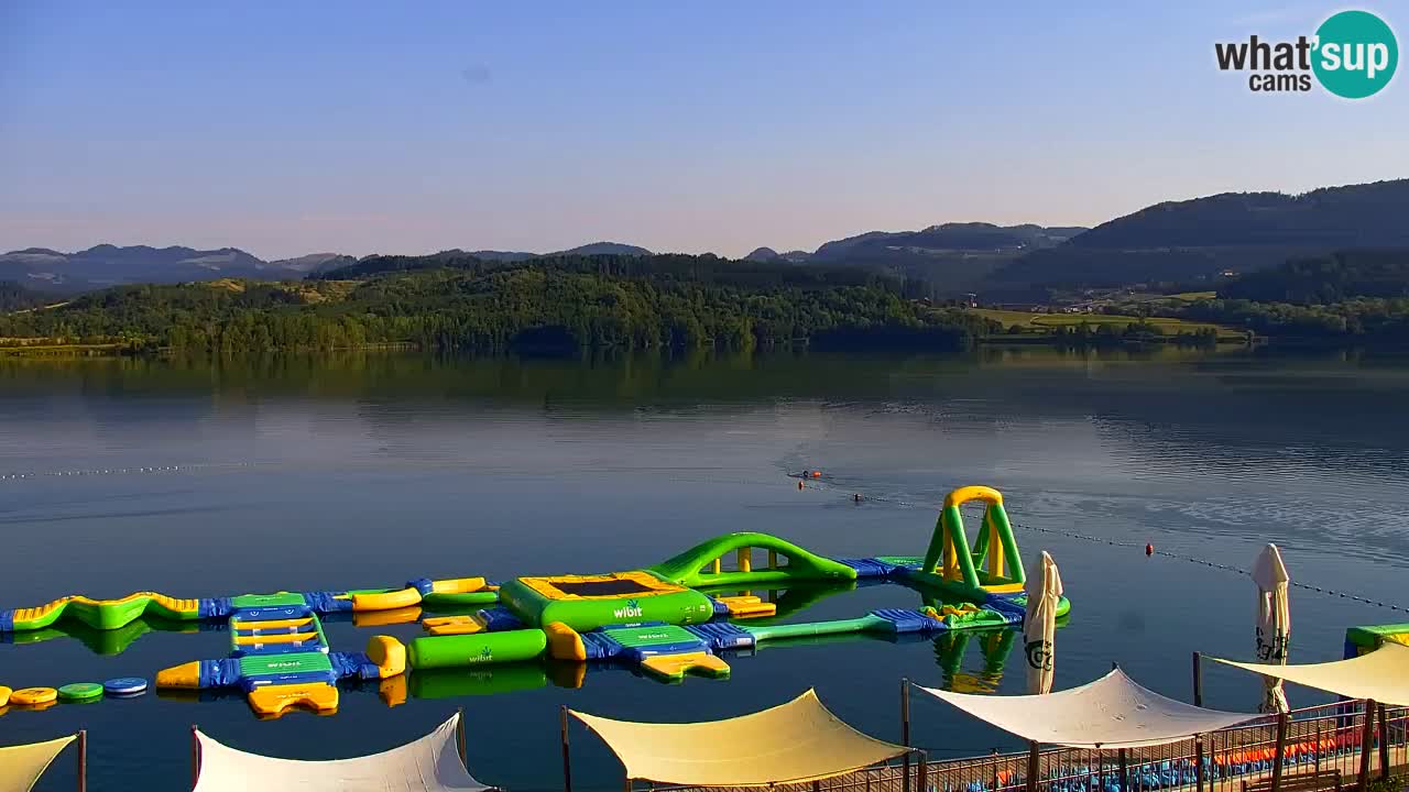 Webcam lac de Velenje – Vue en direct depuis Velenje Beach