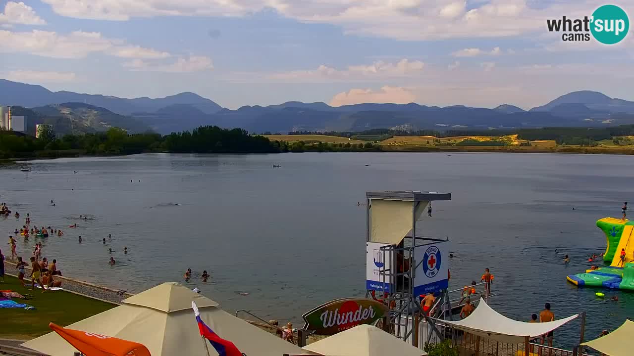 Velenje Lake Webcam – Live from Velenje Beach
