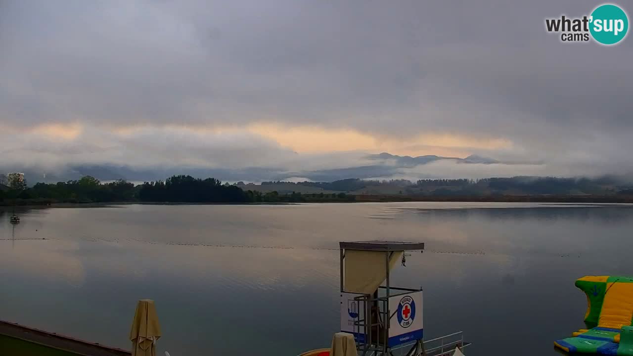 Webcam lac de Velenje – Vue en direct depuis Velenje Beach
