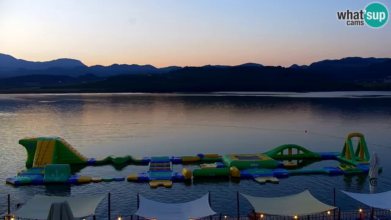 Webcam lago Velenje – Vista en directo desde Velenje Beach