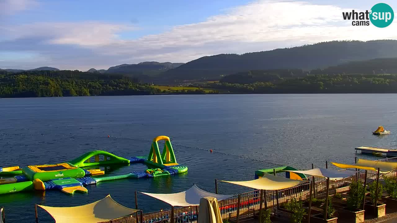 Webcam lago Velenje – Vista en directo desde Velenje Beach
