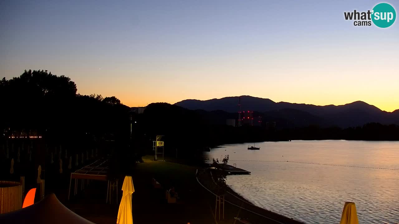 Webcam lac de Velenje – Vue en direct depuis Velenje Beach