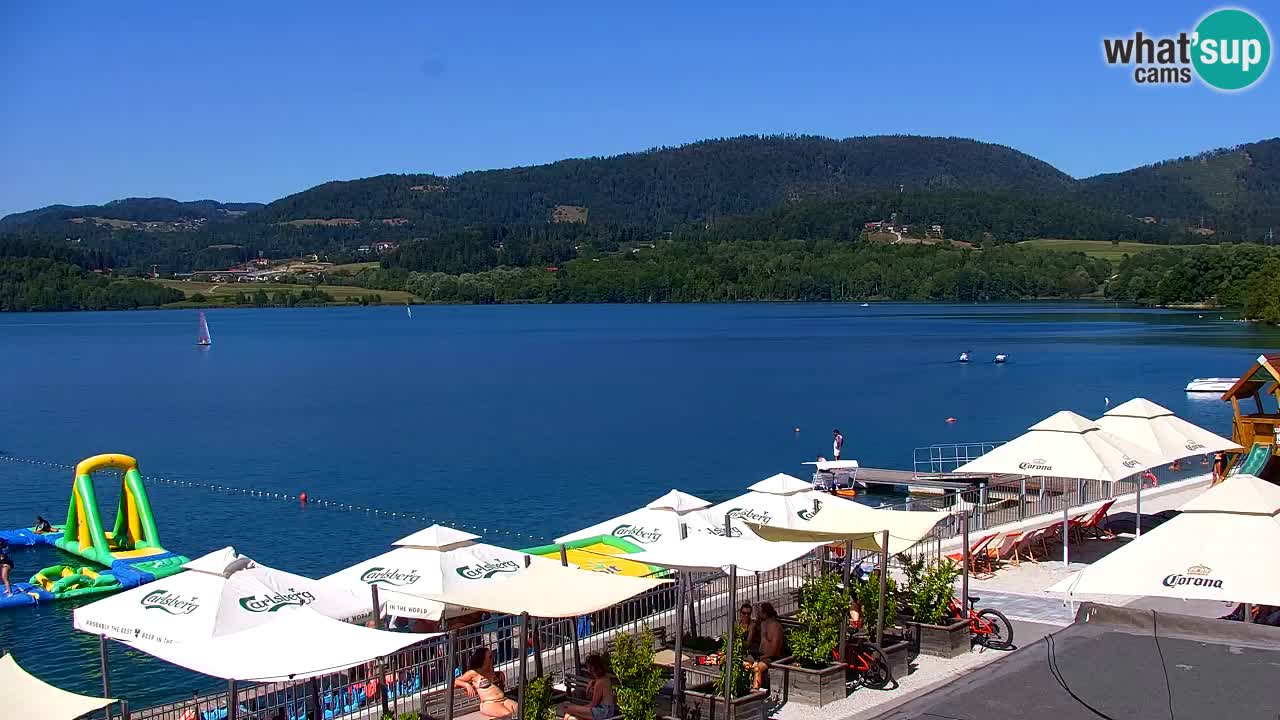 Webcam lago Velenje – Vista en directo desde Velenje Beach