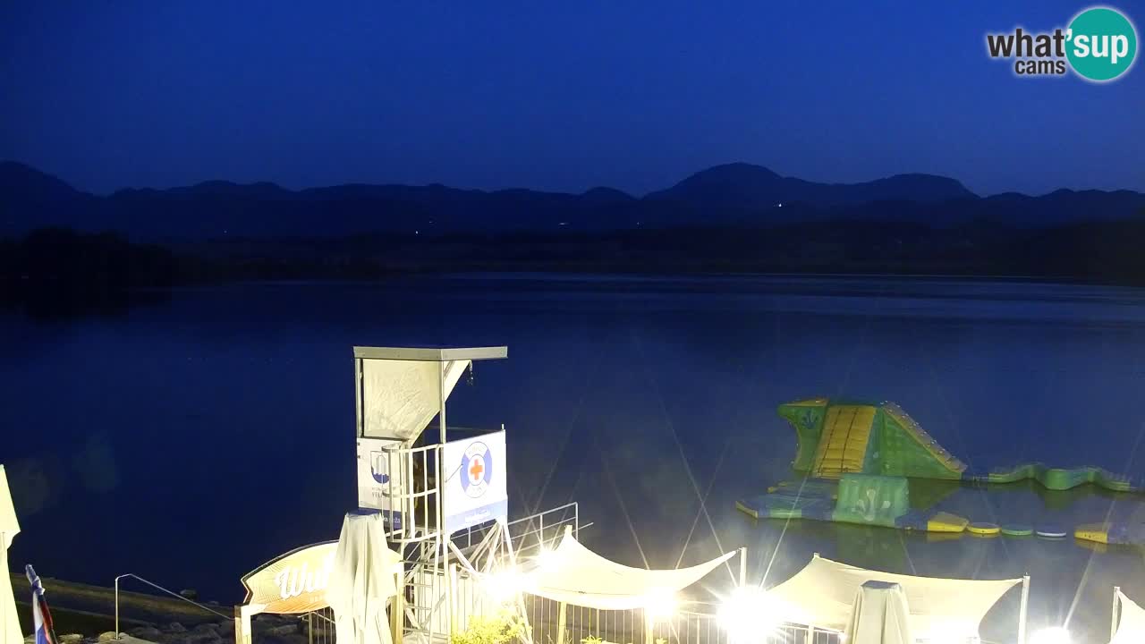Webcam lago Velenje – Vista en directo desde Velenje Beach