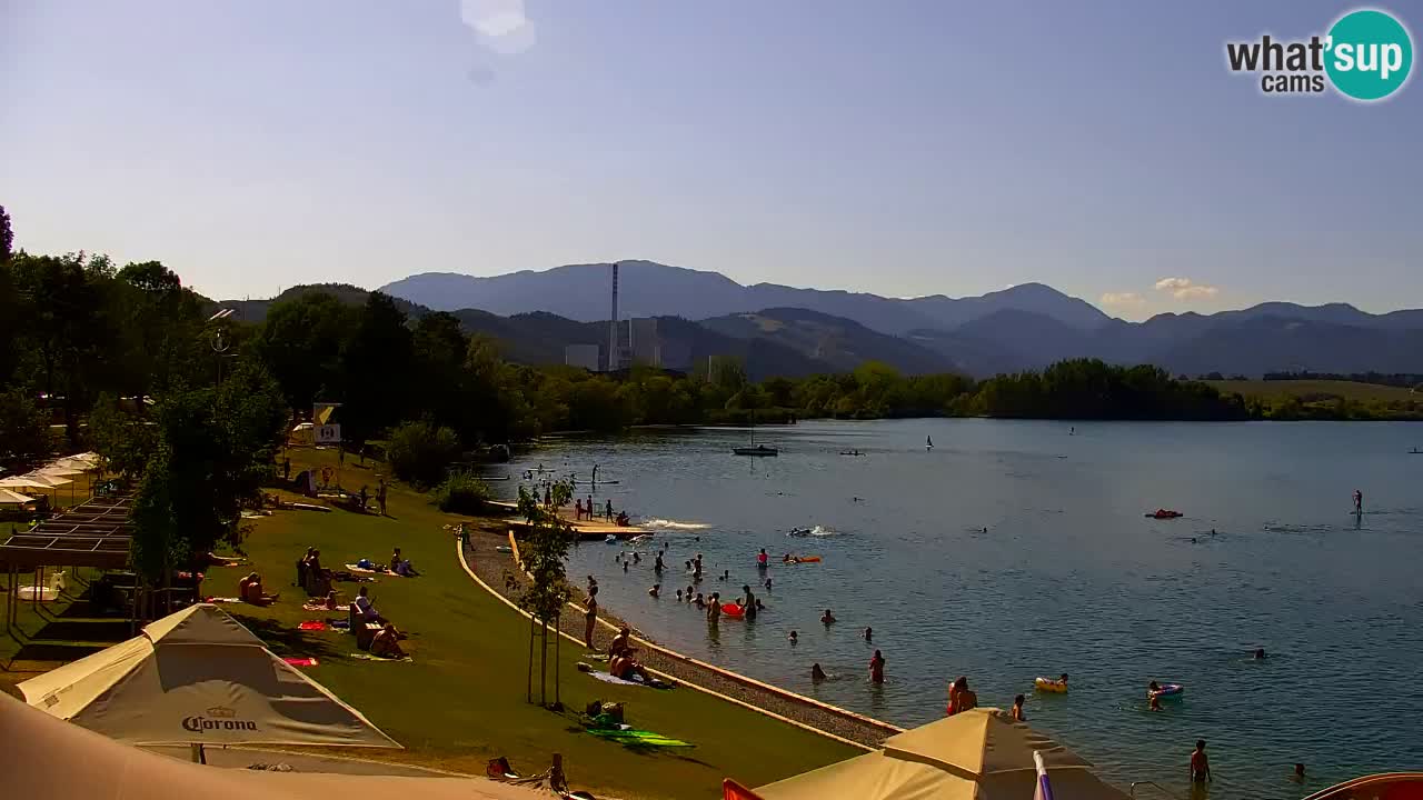 Webcam Lago di Velenje – Spiaggia di Velenje in diretta