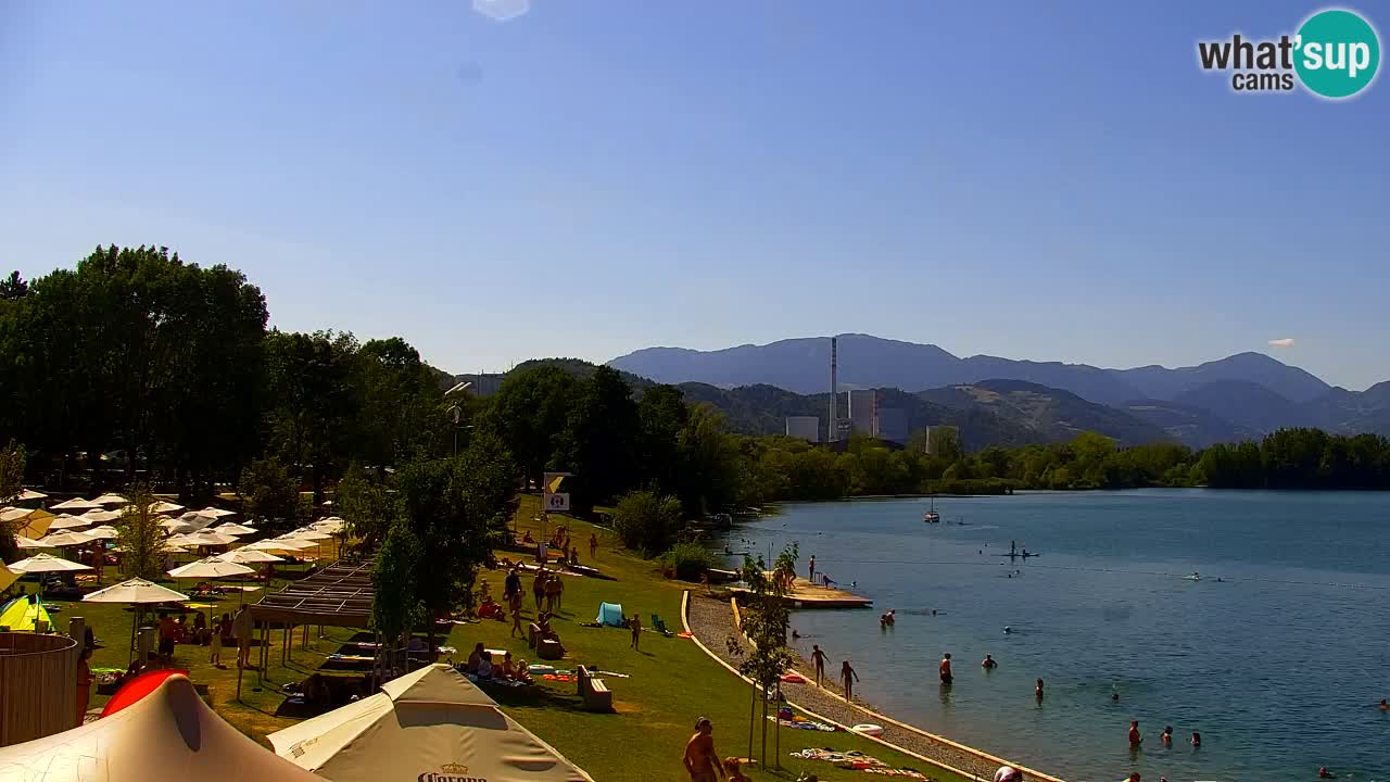 Webcam Lago di Velenje – Spiaggia di Velenje in diretta