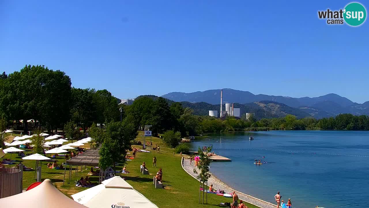 Webcam lac de Velenje – Vue en direct depuis Velenje Beach