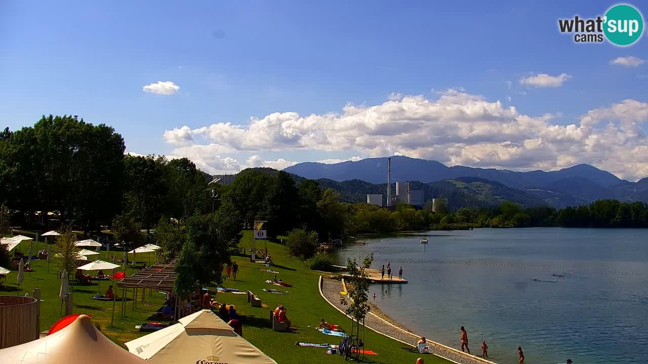 Webcam Lago di Velenje – Spiaggia di Velenje in diretta