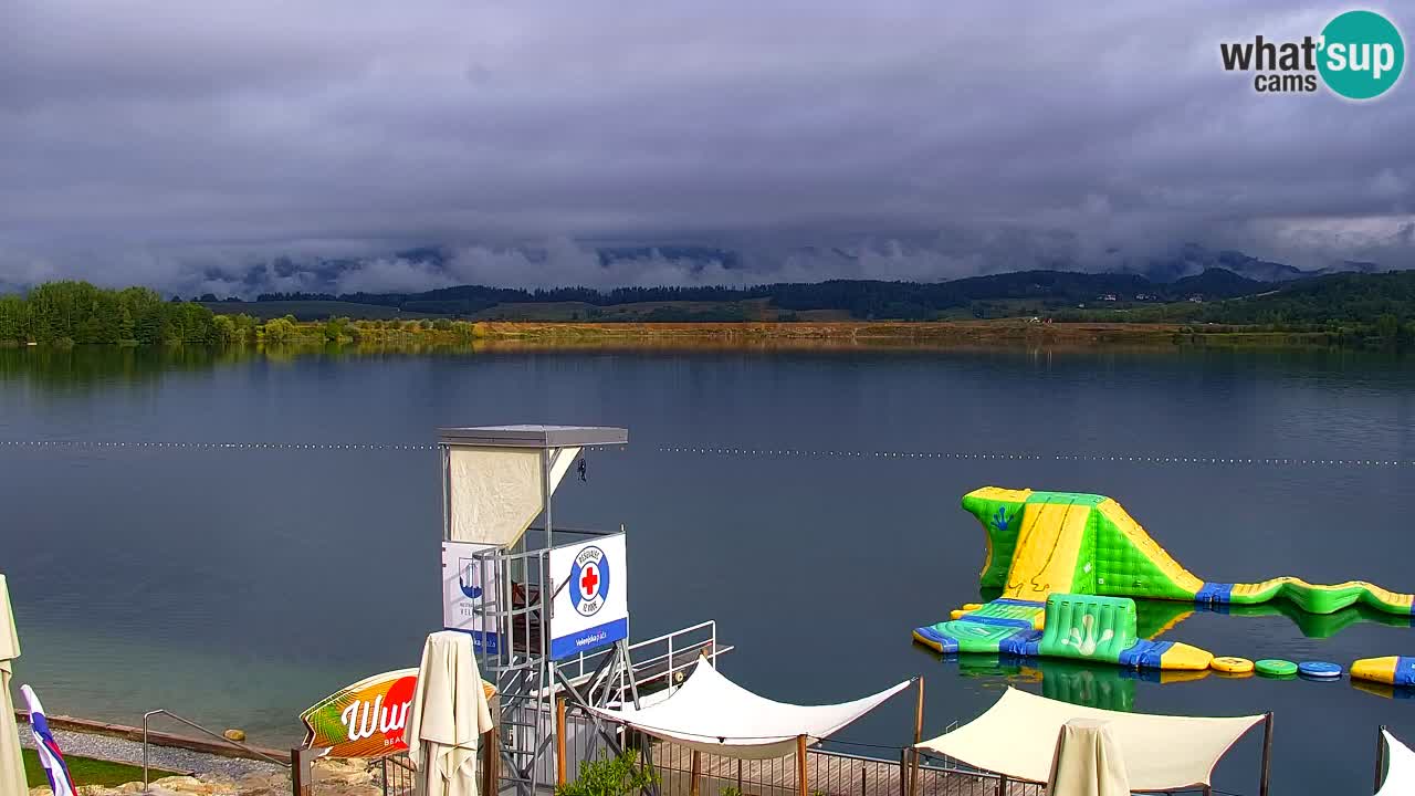 Webcam lac de Velenje – Vue en direct depuis Velenje Beach