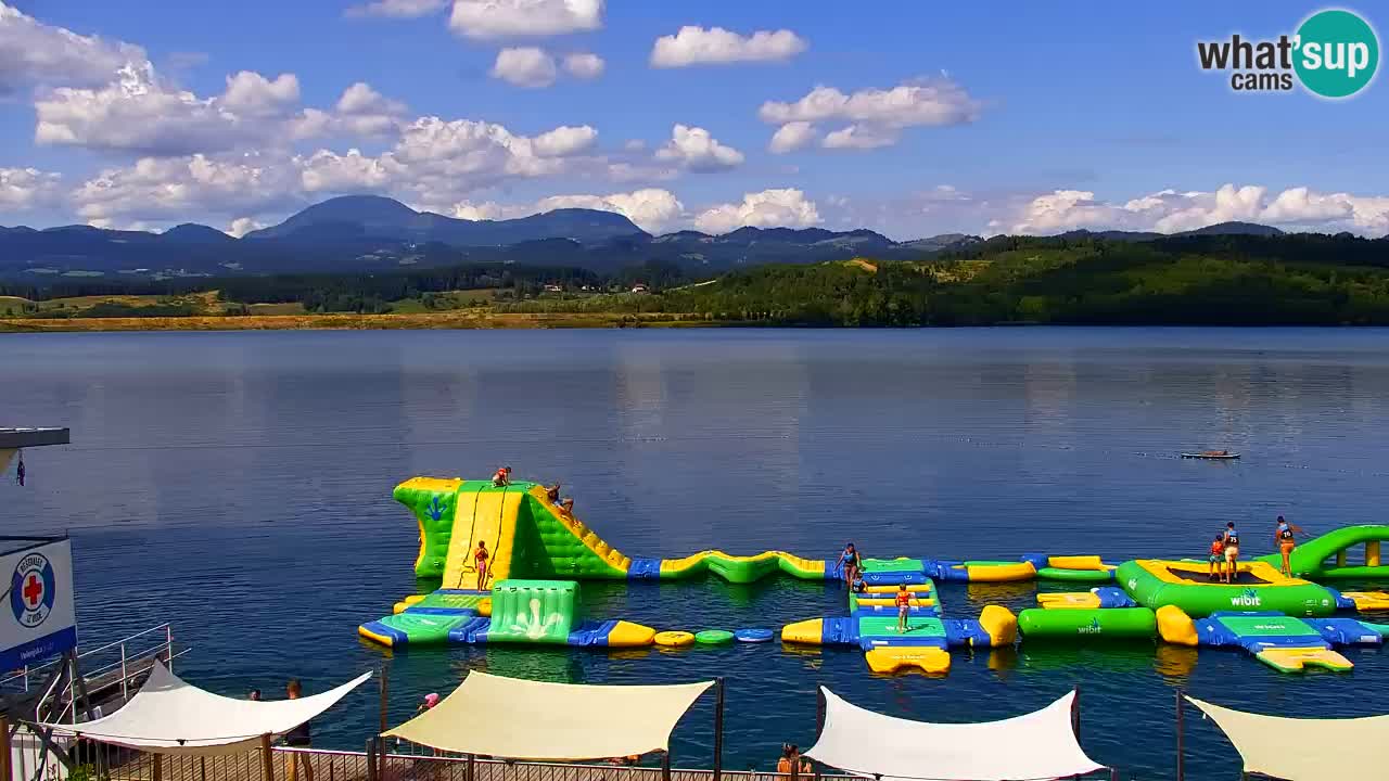 Webcam lac de Velenje – Vue en direct depuis Velenje Beach