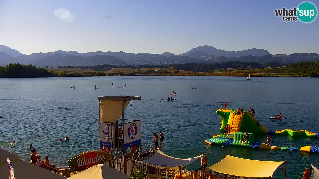 Webcam Lago di Velenje – Spiaggia di Velenje in diretta