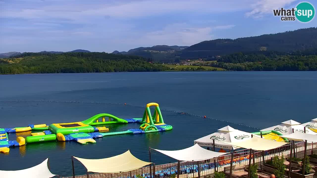 Webcam lago Velenje – Vista en directo desde Velenje Beach