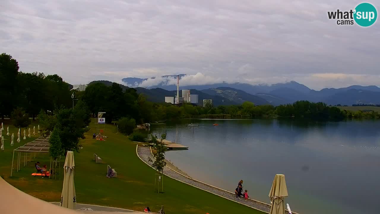 Webcam lac de Velenje – Vue en direct depuis Velenje Beach