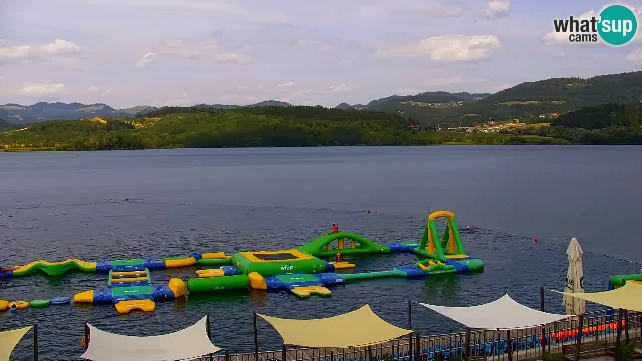 Webcam lago Velenje – Vista en directo desde Velenje Beach