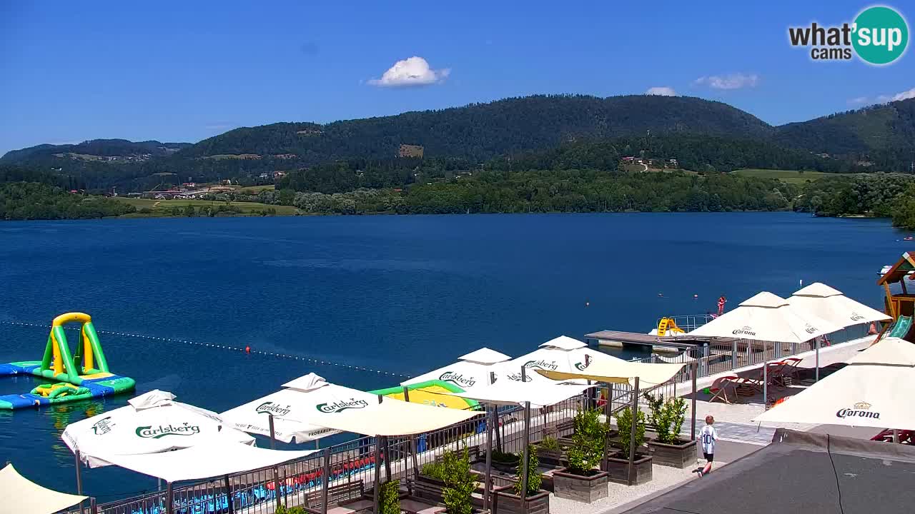 Webcam Lago di Velenje – Spiaggia di Velenje in diretta
