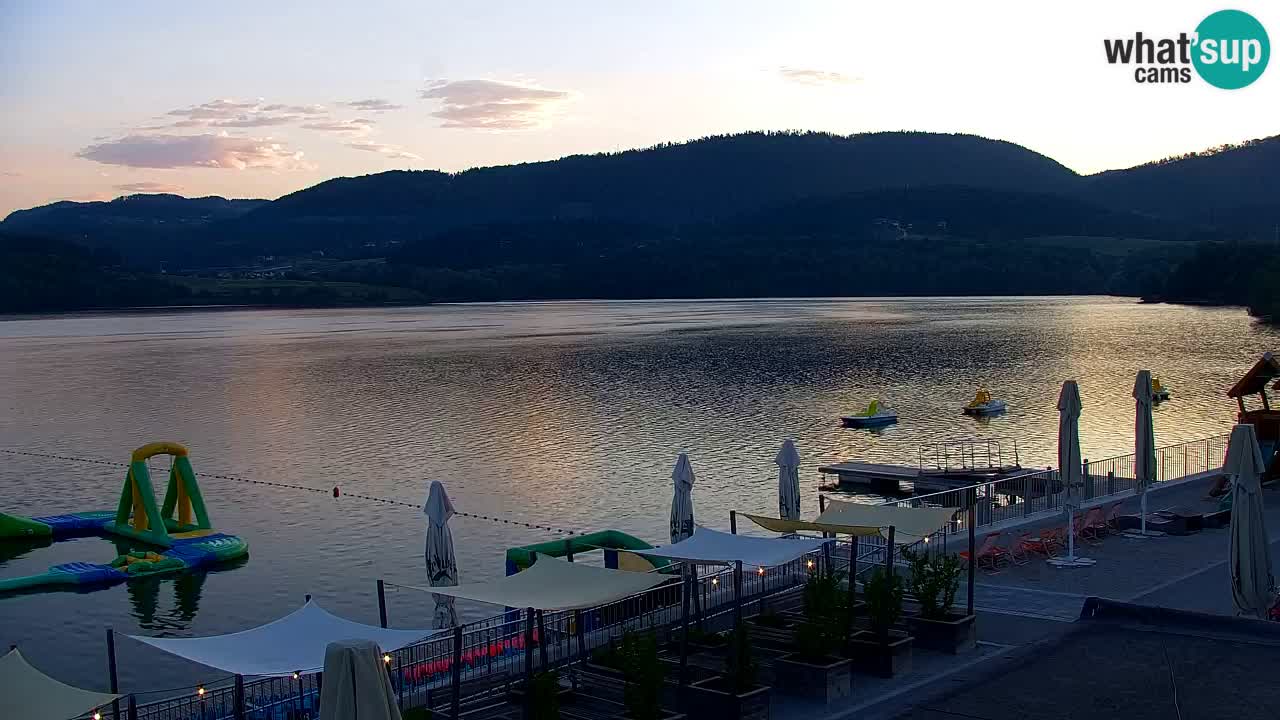 Webcam lac de Velenje – Vue en direct depuis Velenje Beach