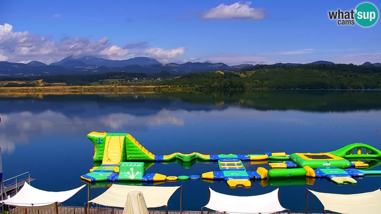 Webcam Lago di Velenje – Spiaggia di Velenje in diretta