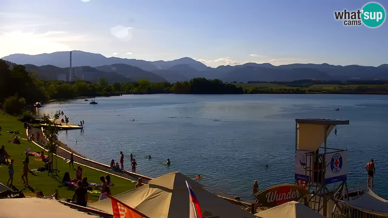 Webcam Lago di Velenje – Spiaggia di Velenje in diretta