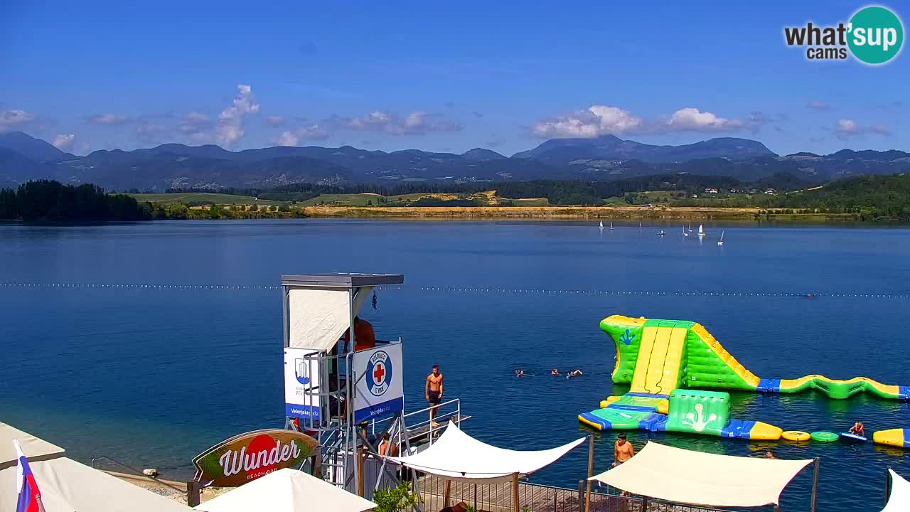 Webcam Lago di Velenje – Spiaggia di Velenje in diretta