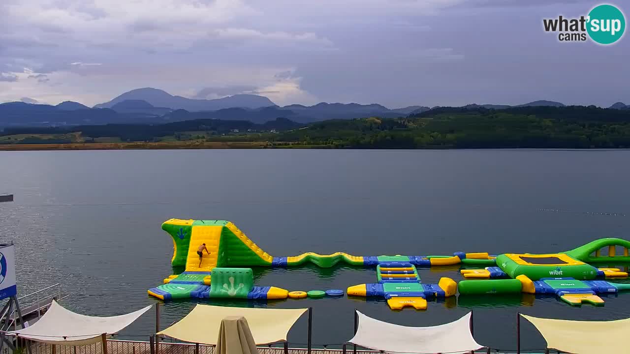 Webcam lac de Velenje – Vue en direct depuis Velenje Beach