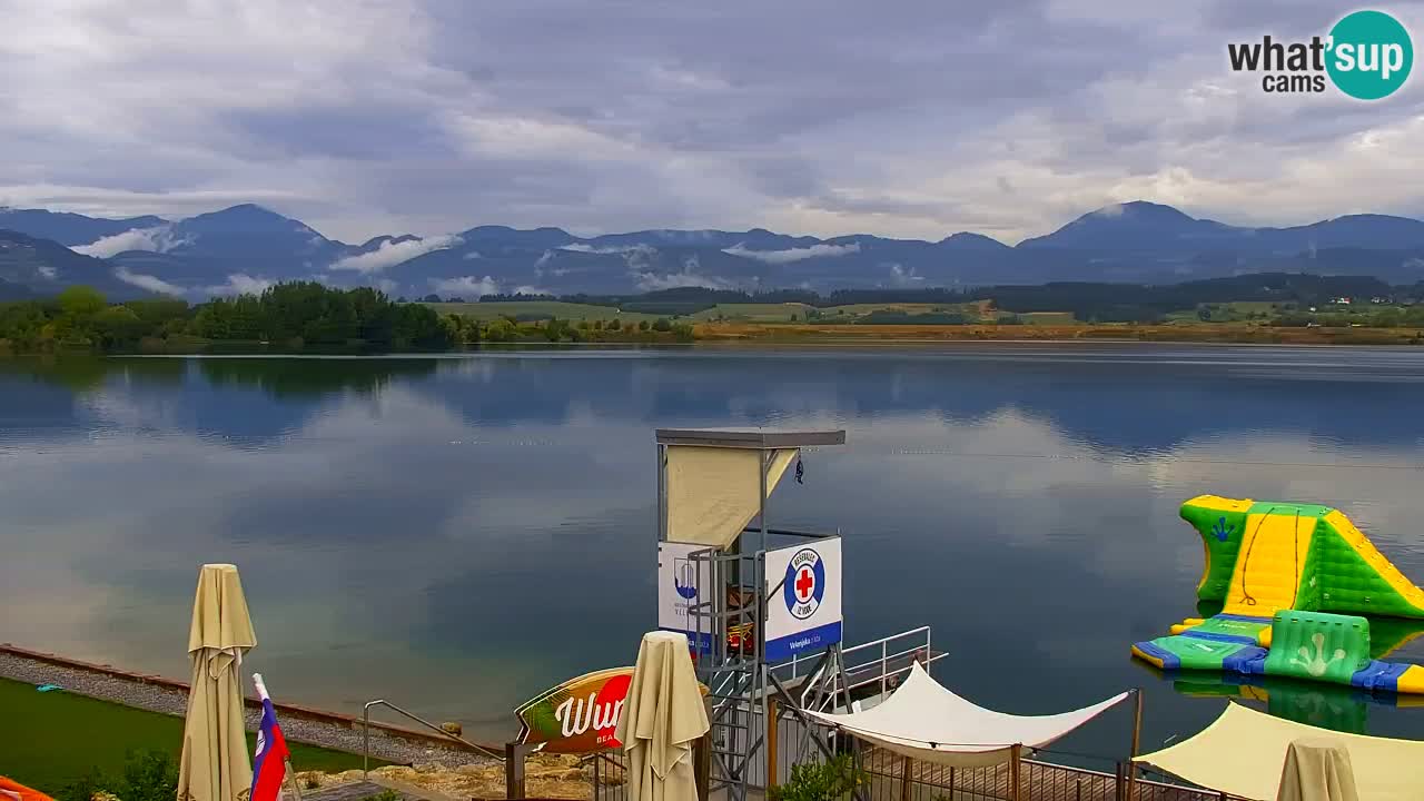 Web kamera Velenjsko jezero – Plaža Velenje uživo