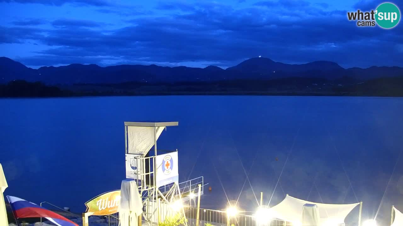 Web kamera Velenjsko jezero – Plaža Velenje uživo