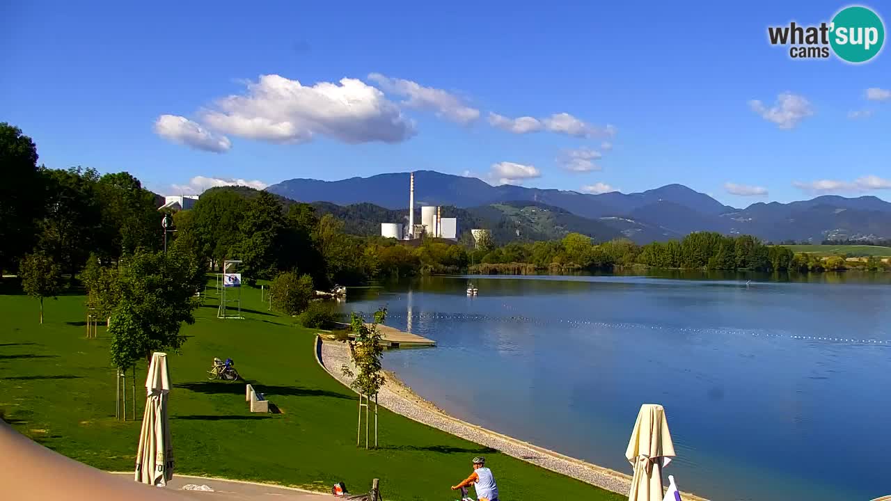 Webcam lac de Velenje – Vue en direct depuis Velenje Beach