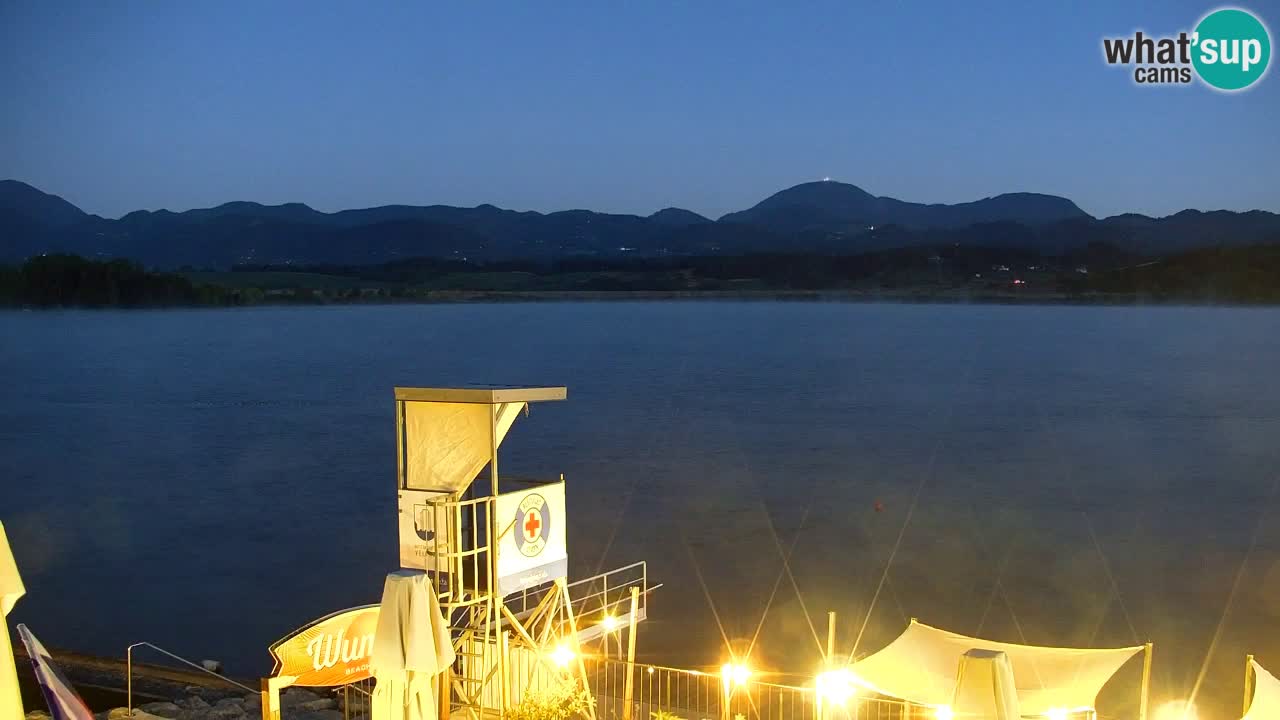 Webcam lago Velenje – Vista en directo desde Velenje Beach