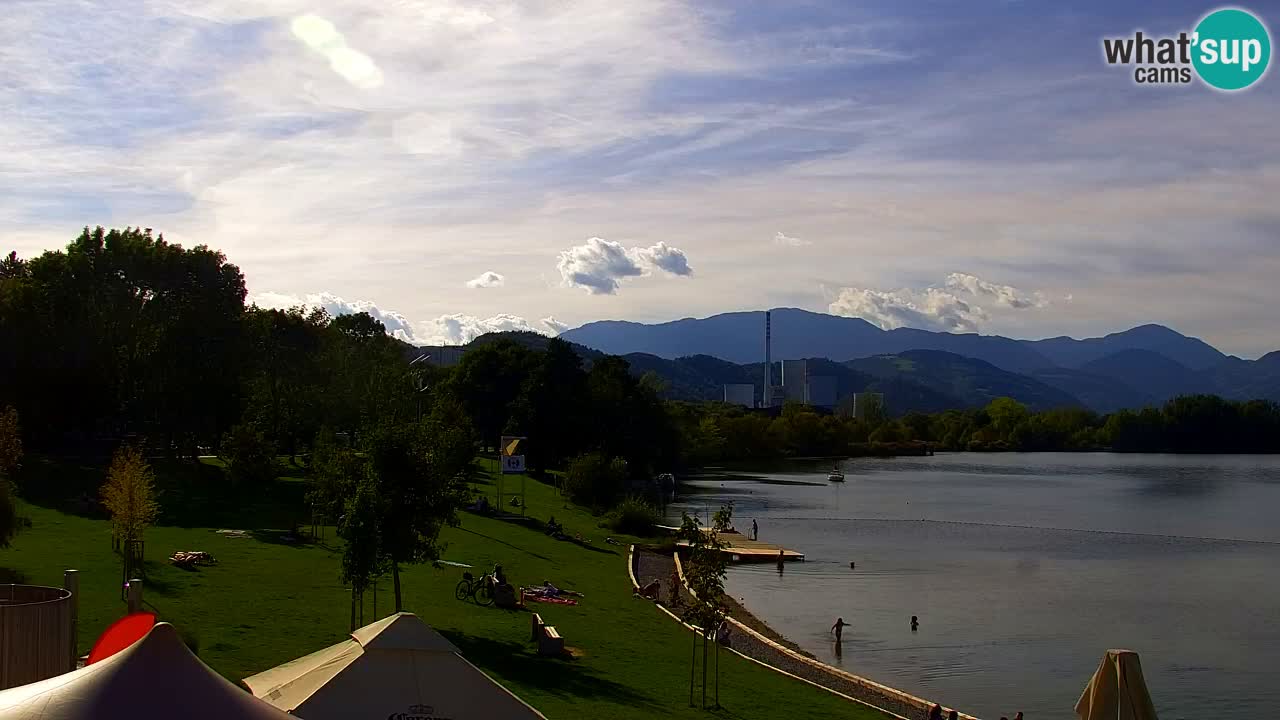 Webcam Lago di Velenje – Spiaggia di Velenje in diretta