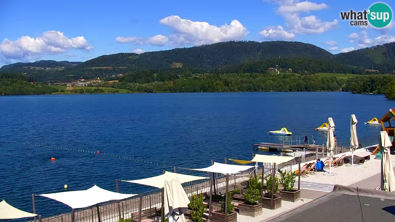 Webcam lac de Velenje – Vue en direct depuis Velenje Beach