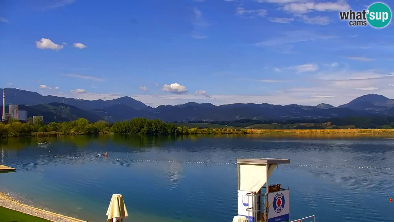 Webcam Lago di Velenje – Spiaggia di Velenje in diretta