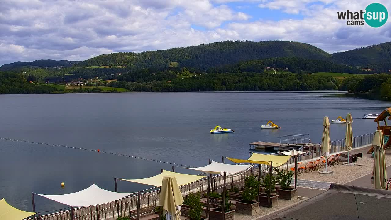 Webcam lago Velenje – Vista en directo desde Velenje Beach