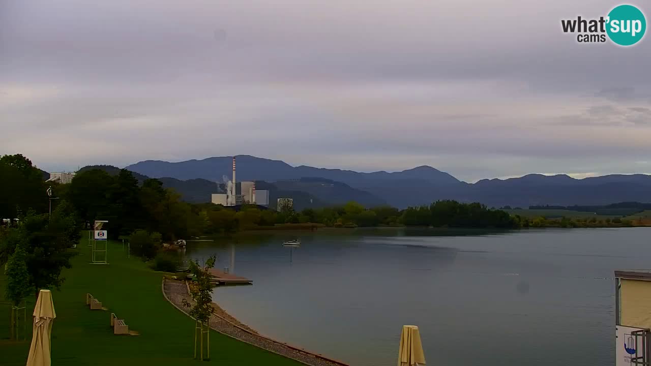 Webcam lac de Velenje – Vue en direct depuis Velenje Beach