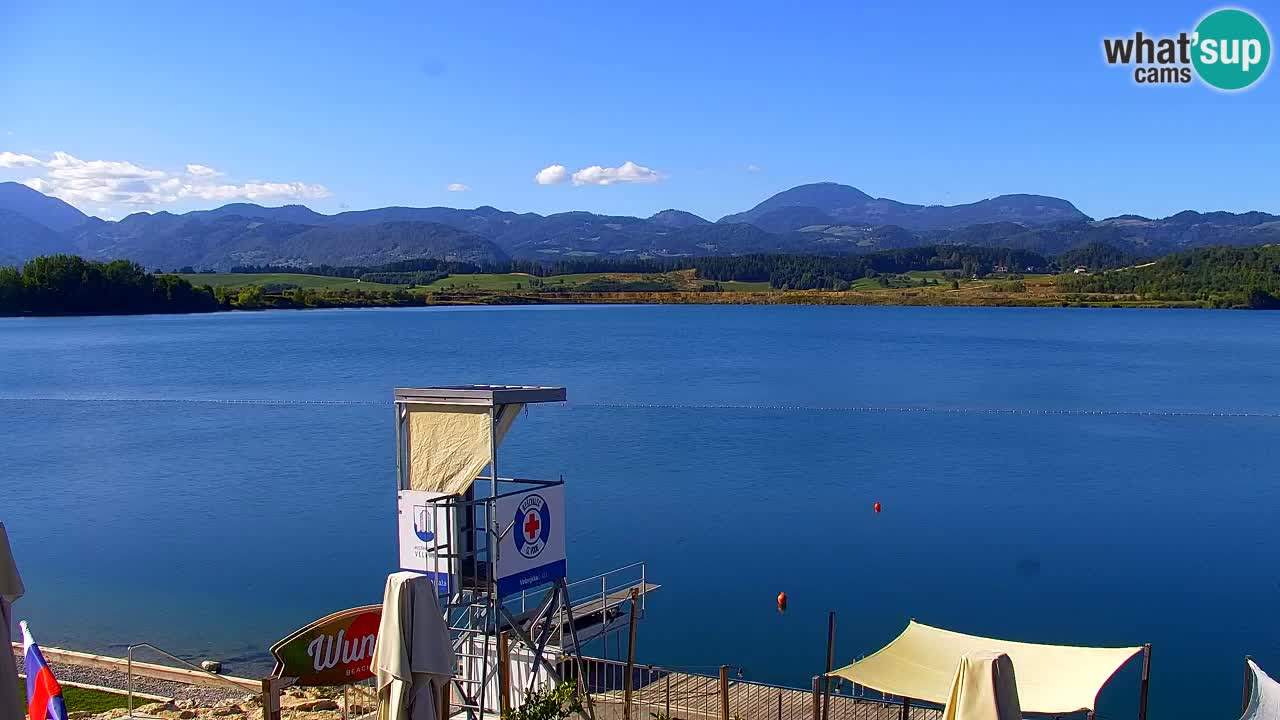 Webcam Lago di Velenje – Spiaggia di Velenje in diretta