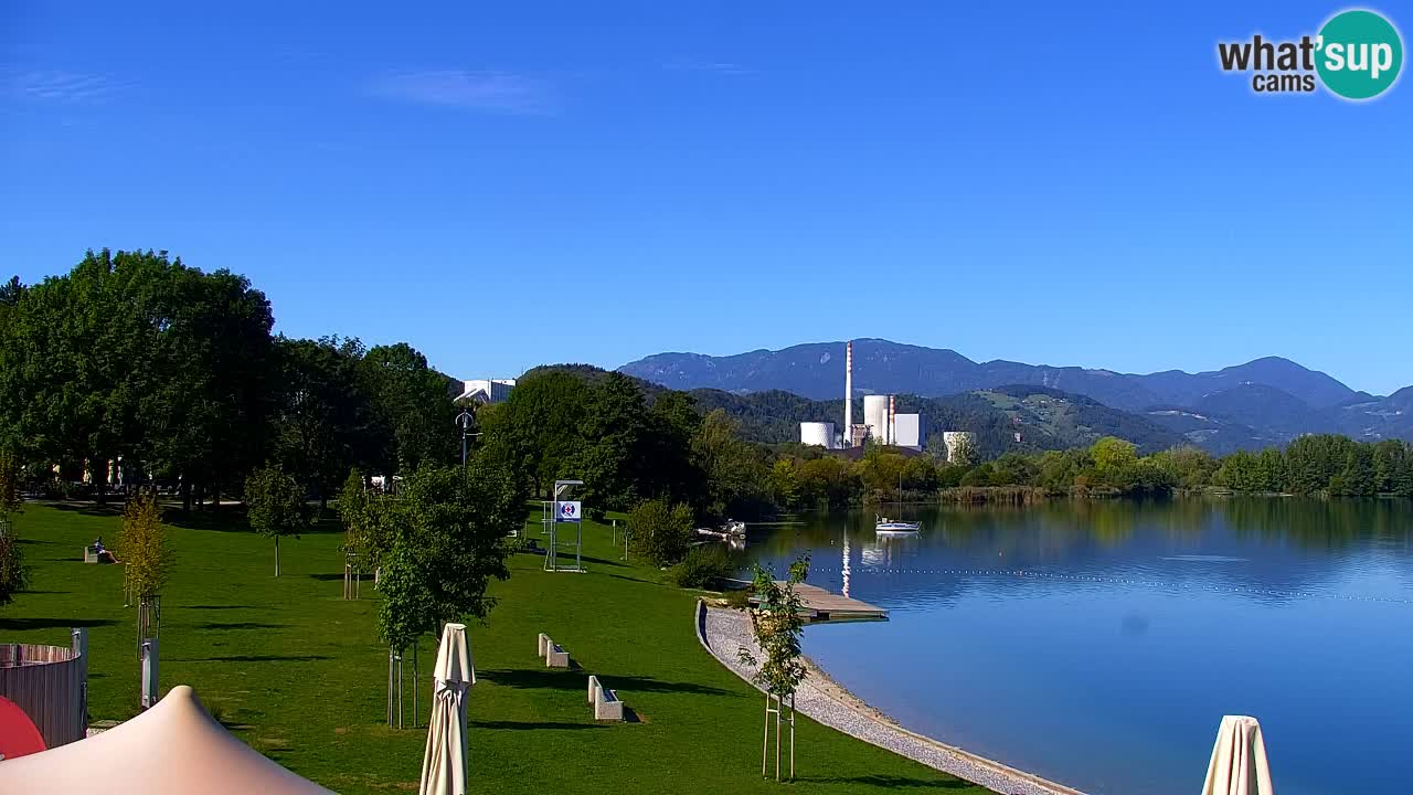 Web kamera Velenjsko jezero – Plaža Velenje uživo