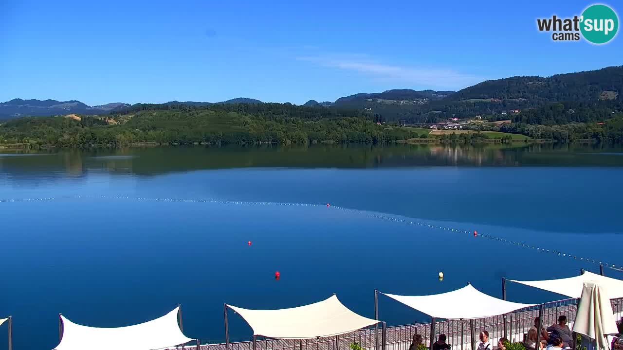 Webcam lago Velenje – Vista en directo desde Velenje Beach