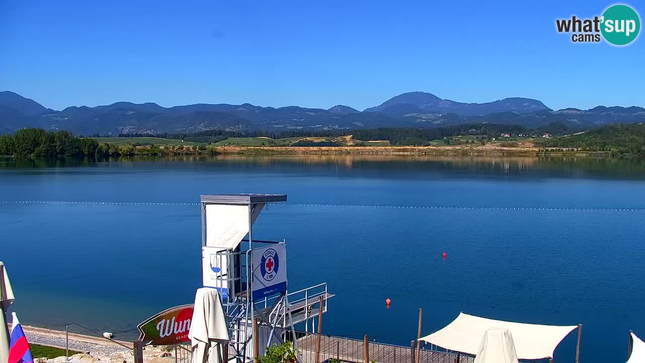 Webcam Lago di Velenje – Spiaggia di Velenje in diretta