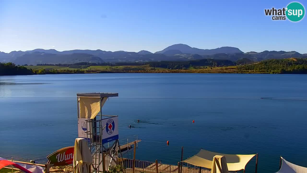 Webcam Lago di Velenje – Spiaggia di Velenje in diretta