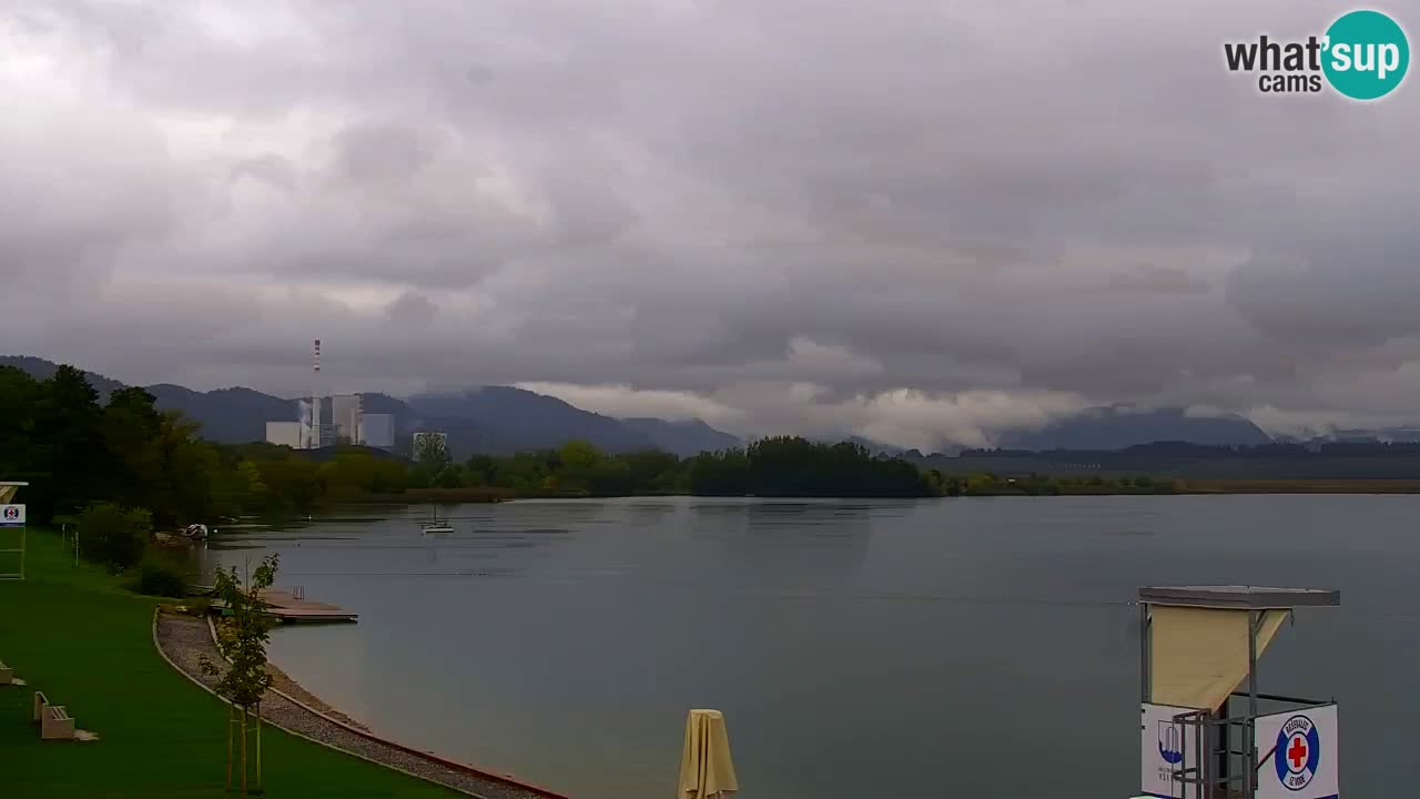 Webcam lac de Velenje – Vue en direct depuis Velenje Beach
