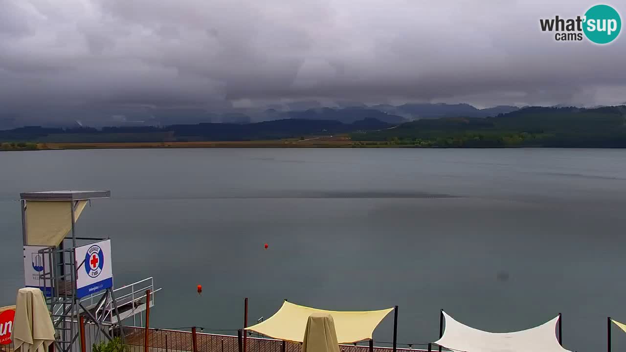 Webcam lac de Velenje – Vue en direct depuis Velenje Beach