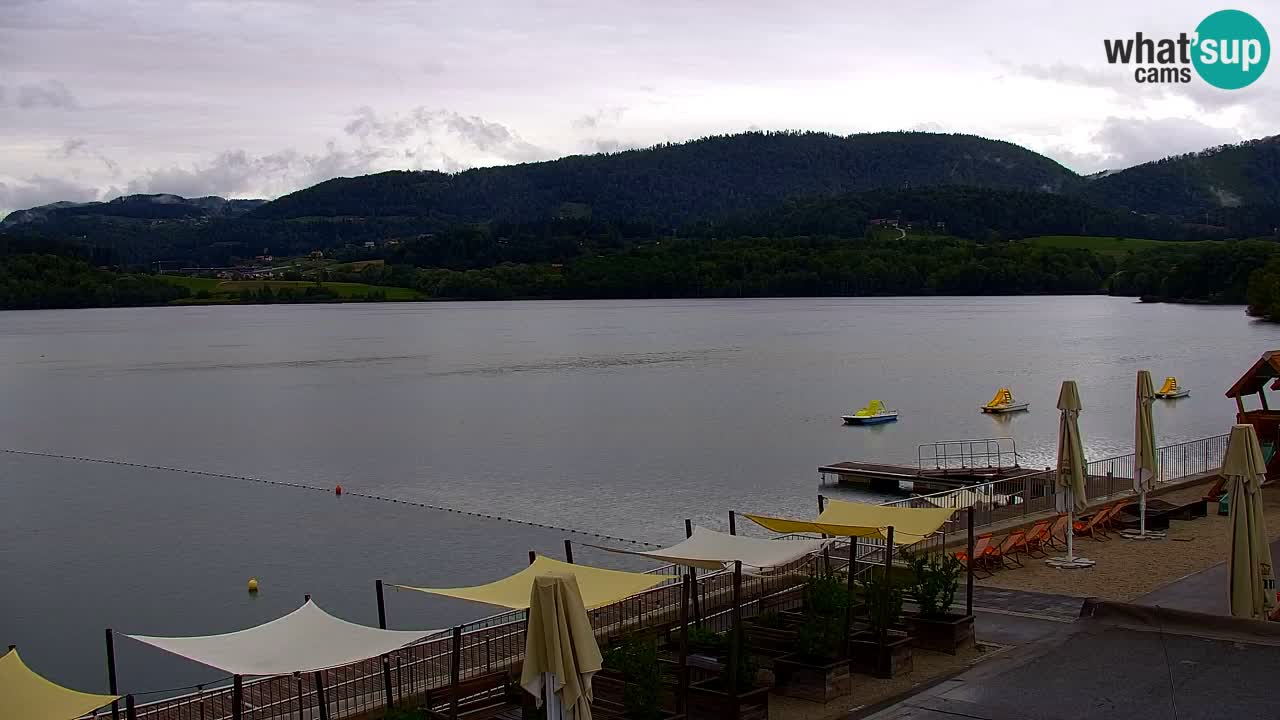 Webcam lac de Velenje – Vue en direct depuis Velenje Beach