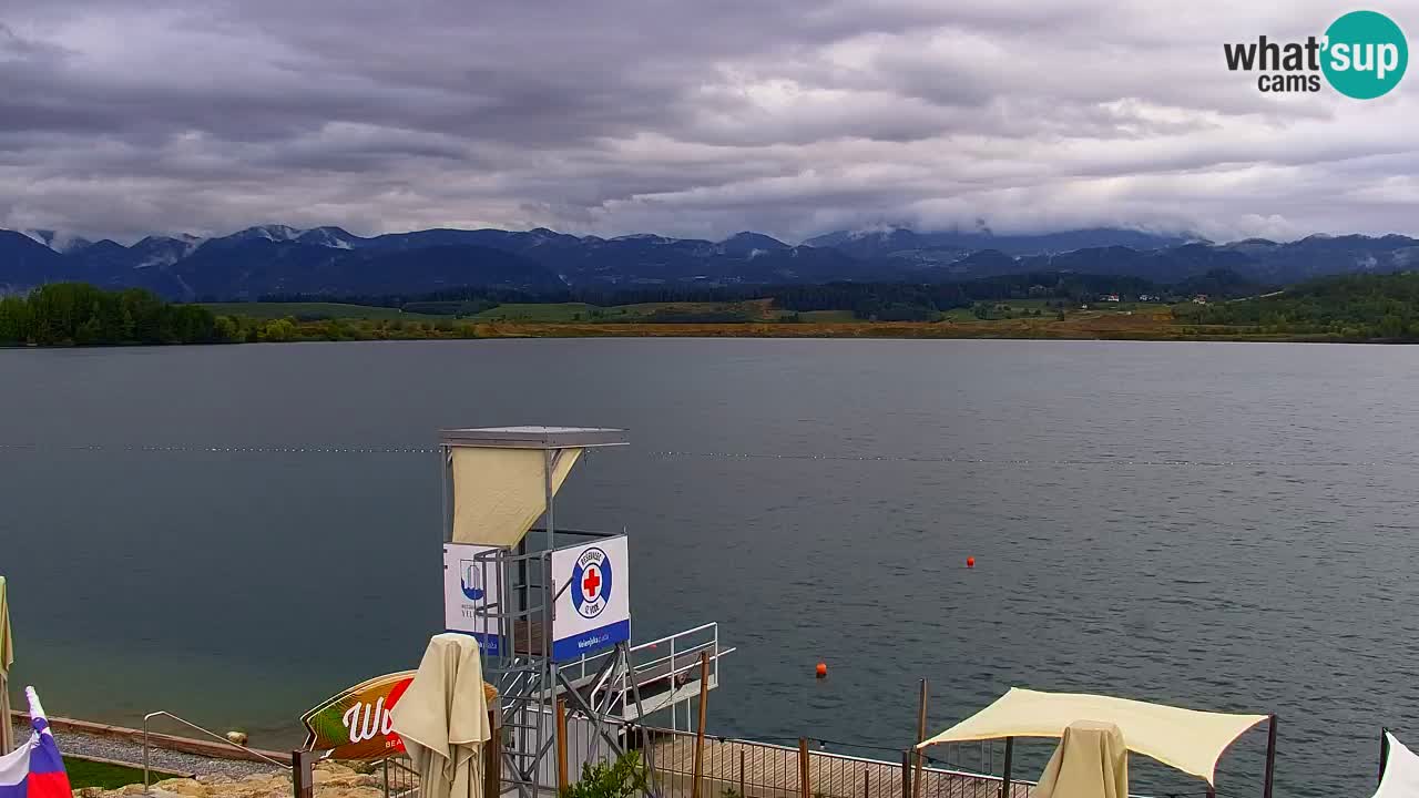 Webcam lago Velenje – Vista en directo desde Velenje Beach