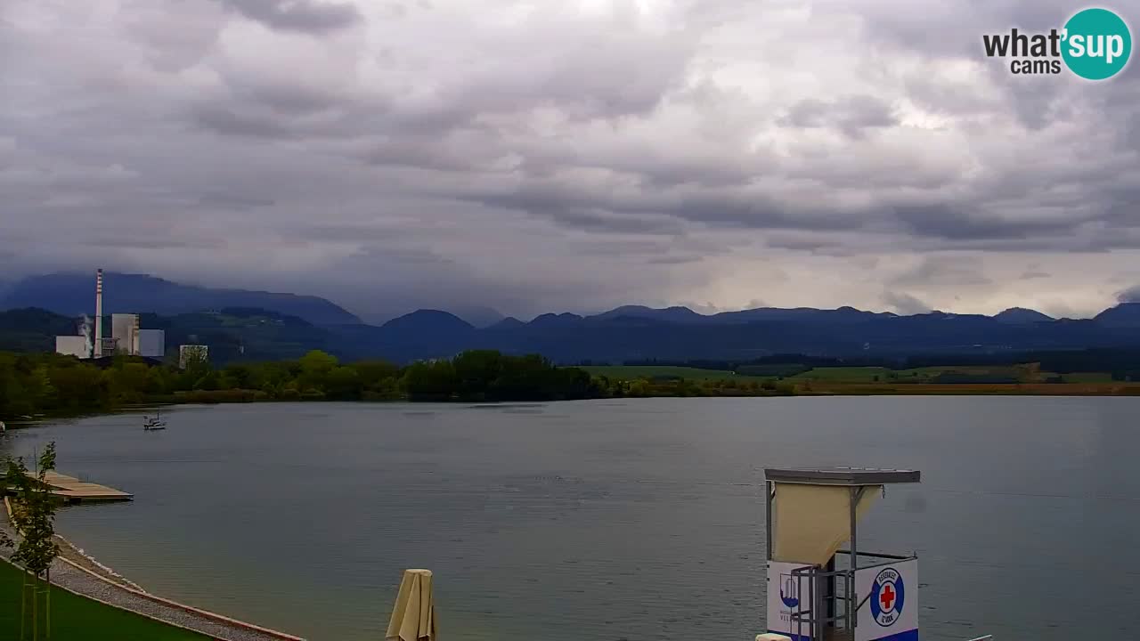 Webcam lac de Velenje – Vue en direct depuis Velenje Beach