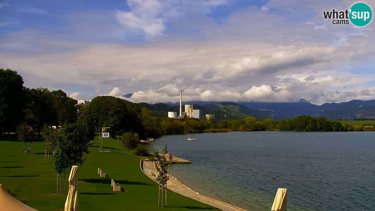 Webcam lago Velenje – Vista en directo desde Velenje Beach