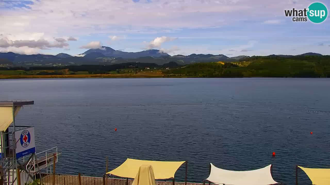 Webcam Lago di Velenje – Spiaggia di Velenje in diretta