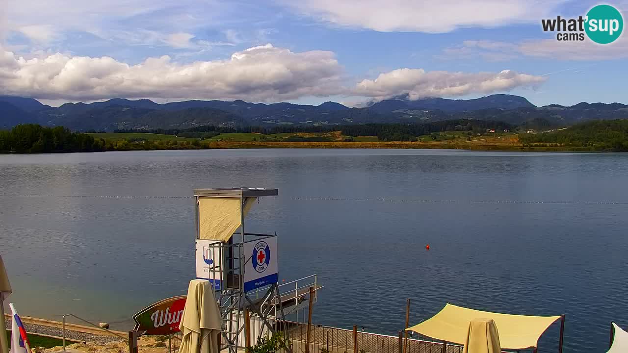 Webcam Lago di Velenje – Spiaggia di Velenje in diretta