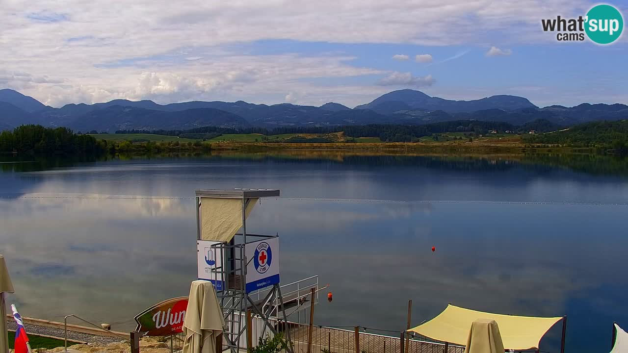Webcam lac de Velenje – Vue en direct depuis Velenje Beach
