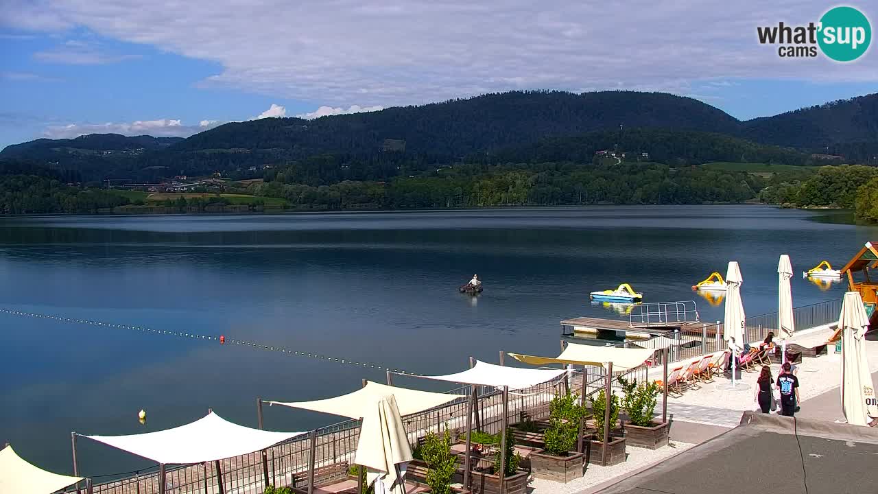 Webcam lago Velenje – Vista en directo desde Velenje Beach