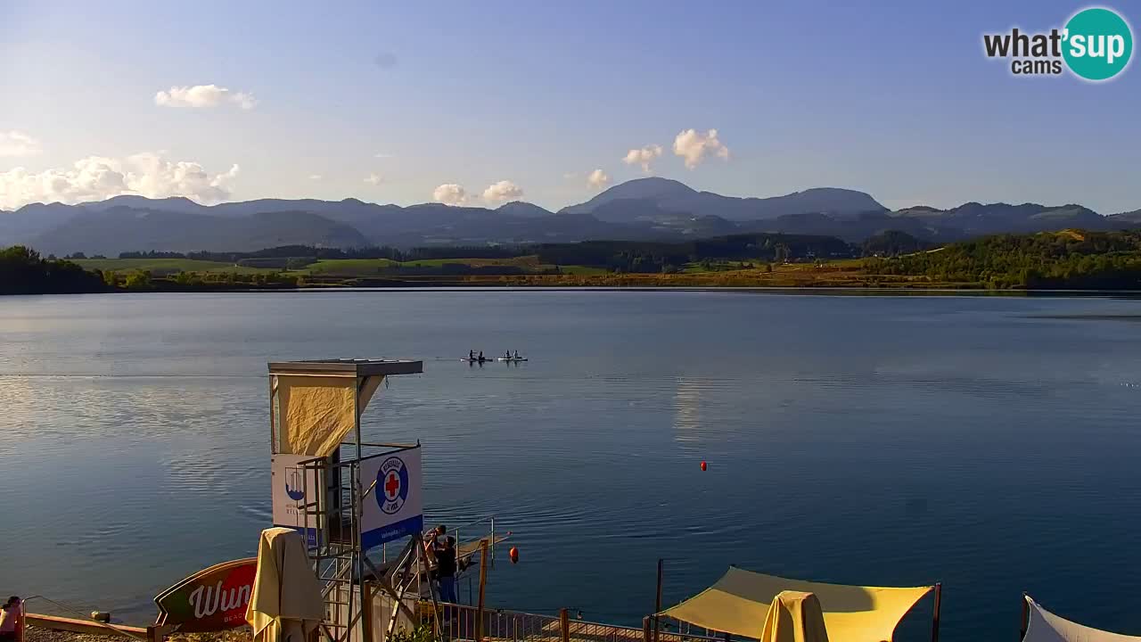 Webcam lago Velenje – Vista en directo desde Velenje Beach